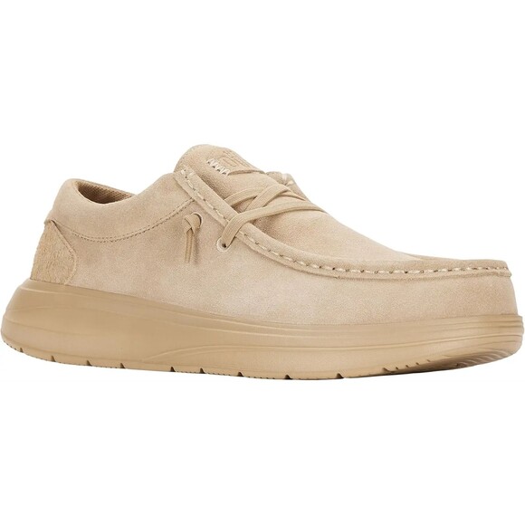 Hey Dude Wally Comf Suede Slip-On Loafer Shoes Tan Men\'s Size 13 - (41975-265) main image 7